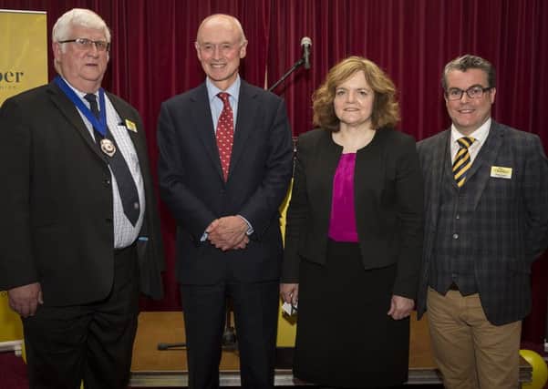 John Regan, Edwin Booth, Susan Parsonage and Alistair Eagles at the Chamber relaunch. Images by Nick Dagger Photography