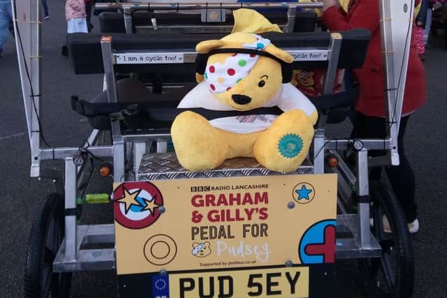 The PudseyMobile visited Skerton St Luke's School in Lancaster as part of BBC Children in Need.