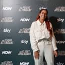  Stacey Solomon attends The Flight Attendant First Class Lounge experience at Selfridges in 2022. (Photo by Tristan Fewings/Getty Images for NOW)
