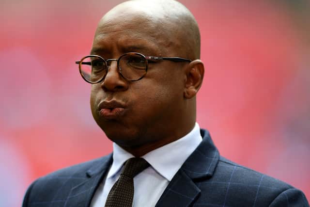 Ex-Arsenal player Ian Wright has warned the BBC he will quit if Match of the Day presenter Gary Lineker is sacked - Credit: Getty Images