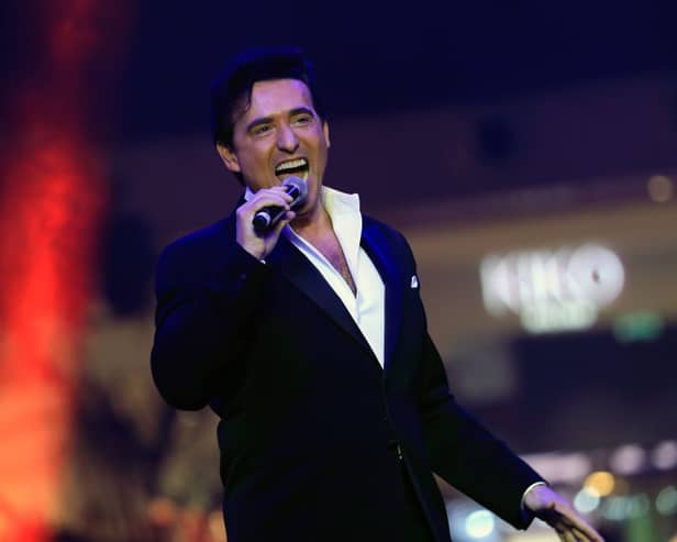 Carlos Marin of Il Divo during the Grand Opening of The Mall of Qatar in 2017 (Photo: John Phillips/Getty Images for Mall of Qatar)