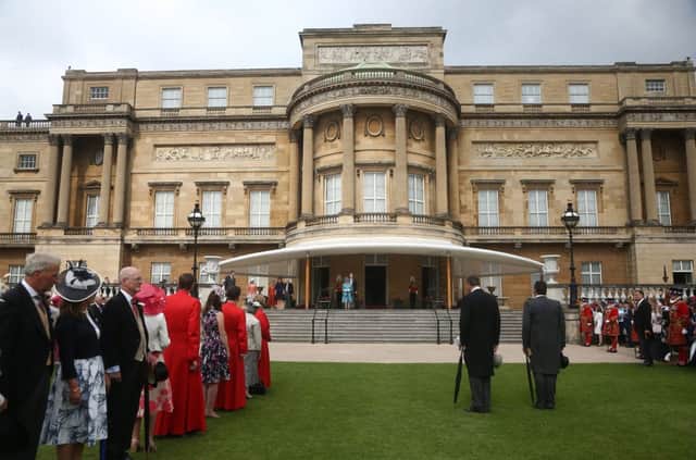 Guests waiting for Queen Elizabeth II as while attending a Garden Party at Buckingham Palace in 2018 (Photo: Yui Mok - WPA Pool/Getty Images)
