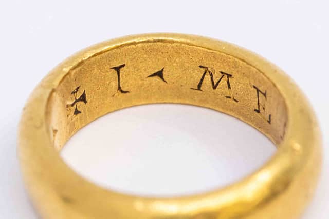 Andy Taylor, 57, dug up the 460-year-old ring on farmland in Rushcliffe, Nottingham, around 27 miles from Sherwood Forest 