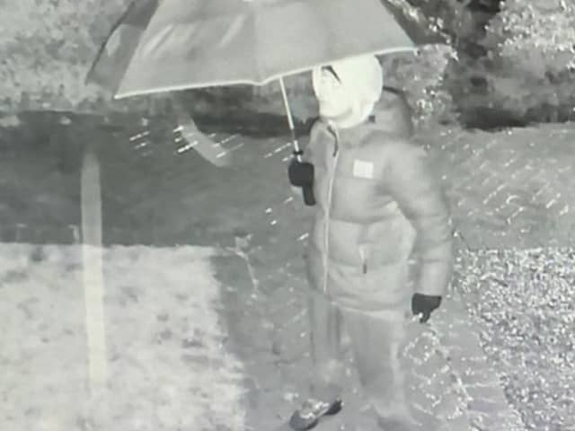 Officers want to speak to this man in connection with a burglary in Morecambe (Credit: Lancashire Police)