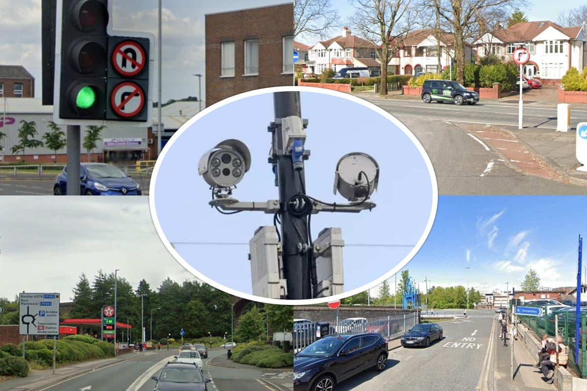 The four Lancashire junctions where drivers will soon be fined for ...