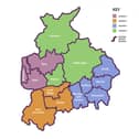 The new-look Lancashire council map as it was expected to be from April 2028