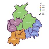 The new-look Lancashire council map as it was expected to be from April 2028
