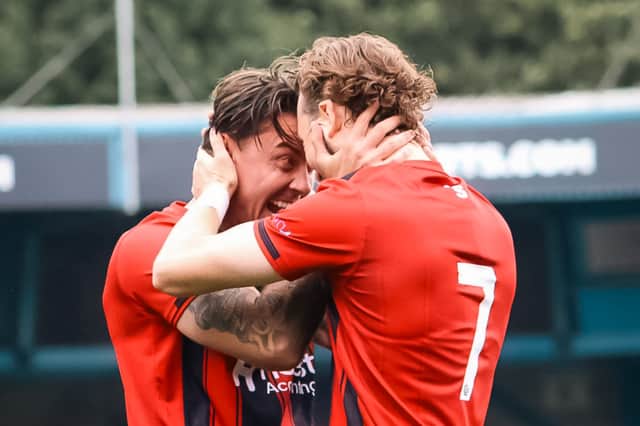 Two goals gave Morecambe a pre-season win at Bury