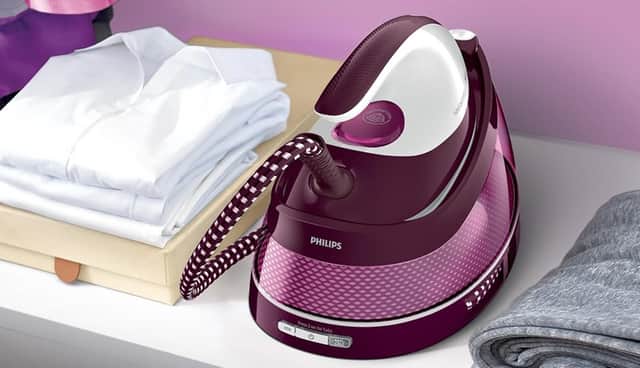 The Philips PerfectCare Compact Steam Generator is designed to make tackling large piles of laundry quicker and easier.
