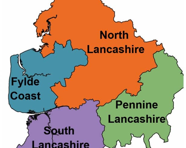 The new-look Lancashire council map from April 2028 - but is 'North Lancashire' really representative of the area it will cover?