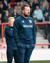 Morecambe manager Adam Lakeland