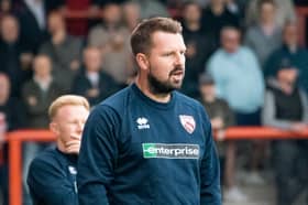 Morecambe manager Adam Lakeland