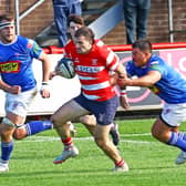Vale of Lune’s Jordan Dorrington made an eye-catching impression at Stockport