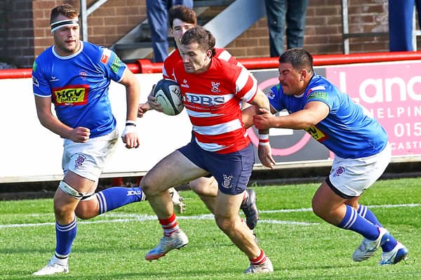 Vale of Lune’s Jordan Dorrington made an eye-catching impression at Stockport