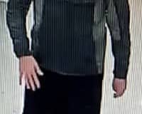 Morecambe police want to identify this man in relation to a burglary.