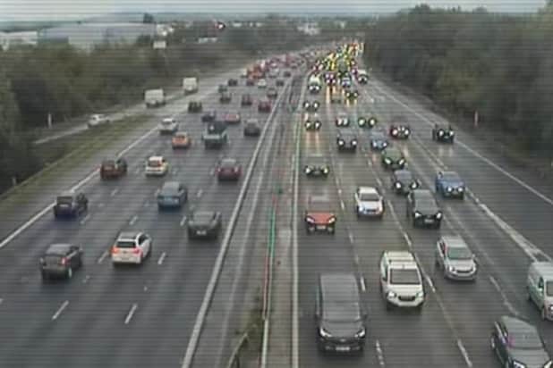 The incident closed the M6 at Lancaster.