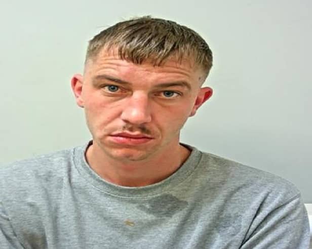 Connor Hoyle is wanted in connection with an investigation into a shop robbery