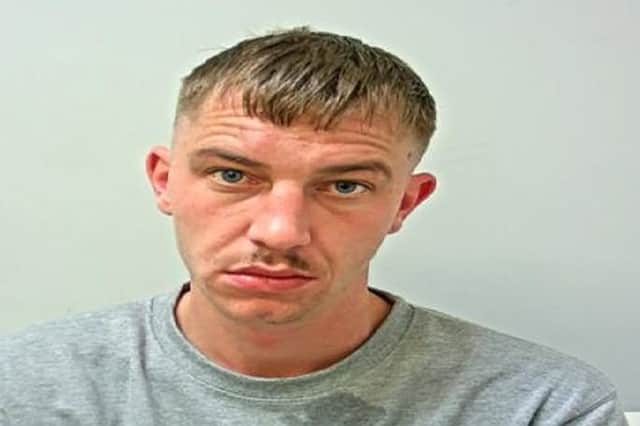 Connor Hoyle is wanted in connection with an investigation into a shop robbery