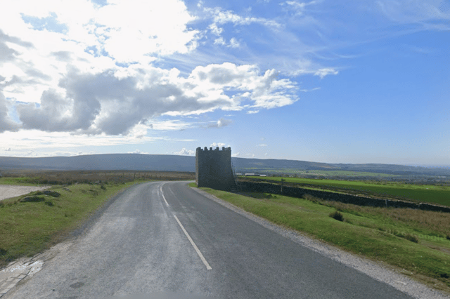 Jubilee Tower - one of the 'King of the Mountains' climbs on day 2 of the Grand Depart