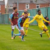 Lancaster City lost at Emley AFC on Saturday