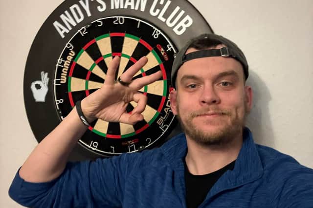 The Andy’s Man Club dart-a-thon is taking place this week.