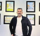 Artist Andy Tetlow.