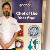 James Conroy, chef manager at Eric Morecambe House care home, has been crowned Anchor's Chef of the Year