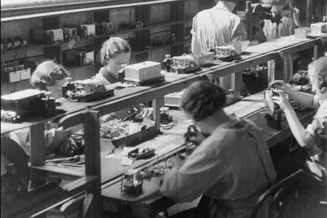 Women at work in this blast from the county's industrial past captured in Lancashire Electric. Clip courtesy of the North West Film Archive.