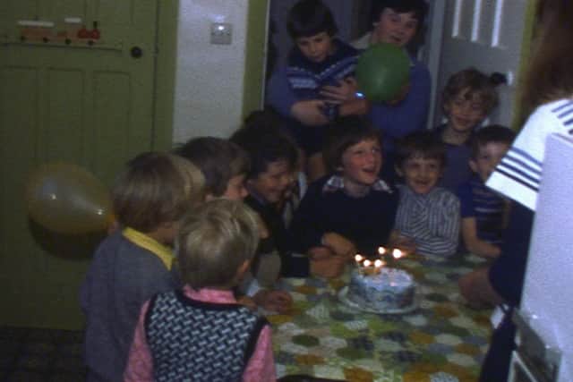 The birthday celebrations of Nikil Kapur from Heysham in 1978 feature in Lancashire Electric. Clip courtesy of the North West Film Archive.