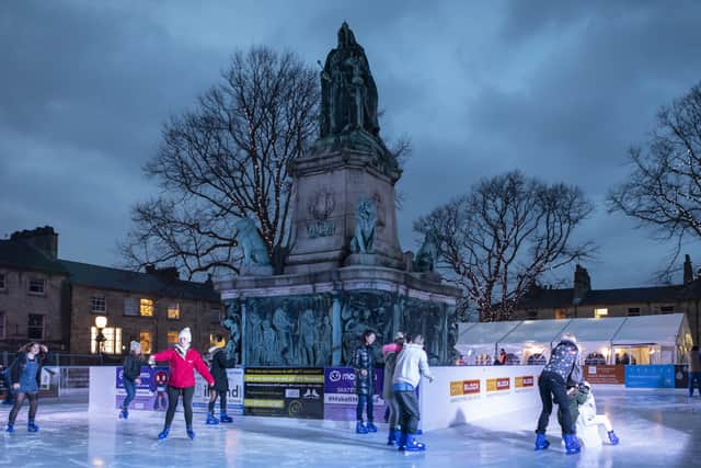 Lancaster on Ice. Image by Nick Dagger Photography.