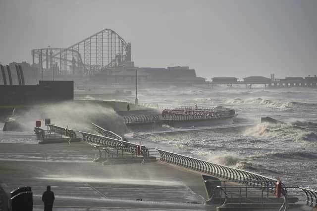 Storm Dennis is set to batter the many parts of England and Wales this weekend.(Photo by OLI SCARFF/AFP via Getty Images)