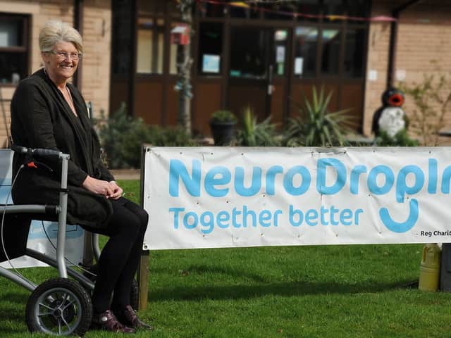 Sharon Jackson at the Neuro Drop-In.