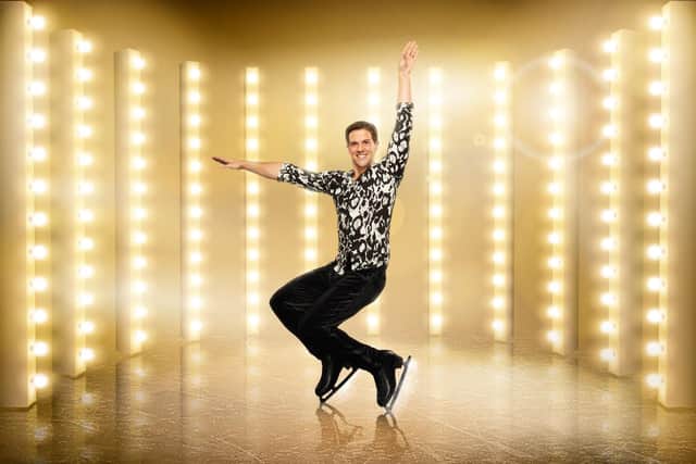 Blackpool skater and training orthopedic doctor Tom Naylor pictures ITV Plc
