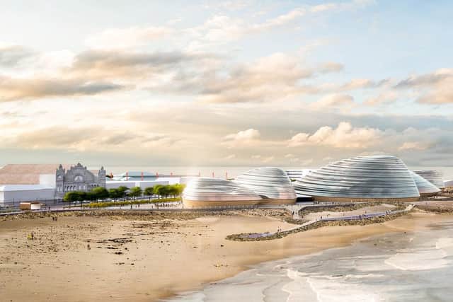 An artist's impression of Eden Project North in Morecambe