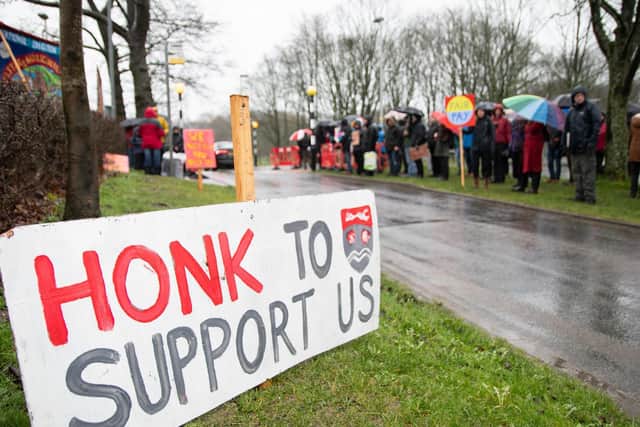 Staff are staging three weeks of walk-outs at Lancaster University