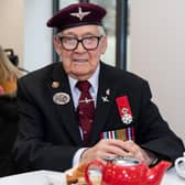 Jack Bracewell of the Parachute Regiment at the Age UK tea party. Photo: Kelvin Stuttard
