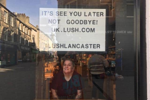 Lush in Lancaster has closed its doors