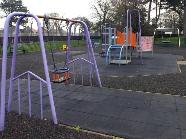 Children's playgrounds are to close.