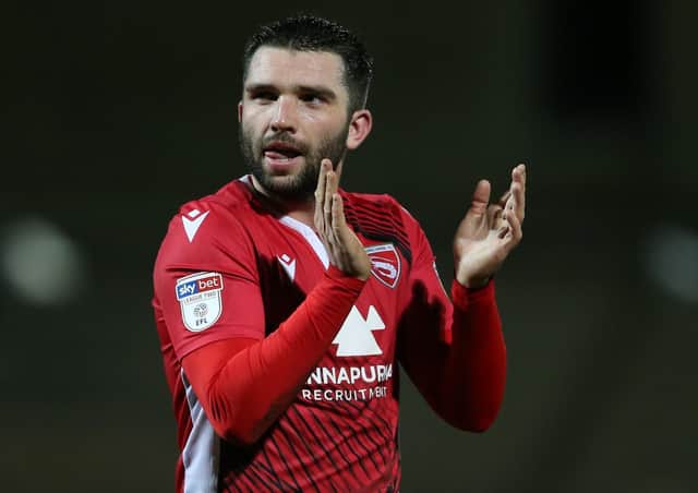 Morecambe's Alex Kenyon     Picture: Getty Images