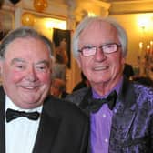 Comedian Eddie Large who has died aged 78 with comedy partner and friend of 60 years Syd Little