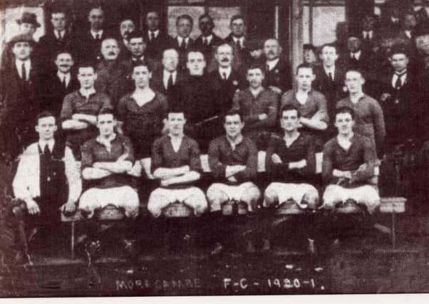 Morecambe FC's team of 1920-21