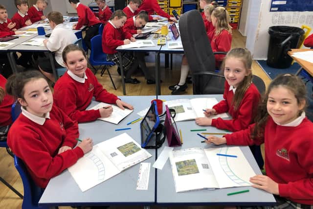 Hambleton Primary youngsters are used to technology in the classroom