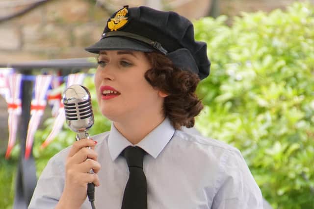 Turning back the clock - Hattie Bee sings in uniform