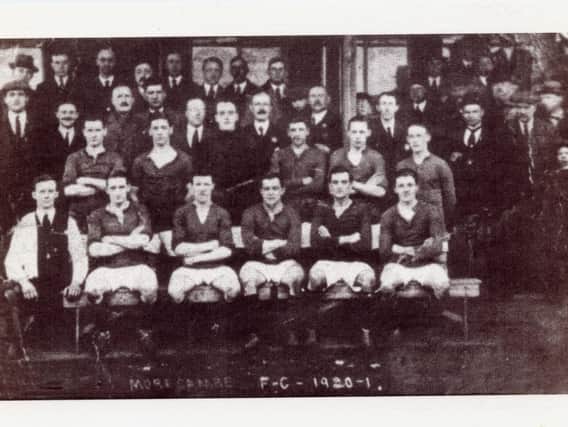 Morecambe FC team 1920-21.