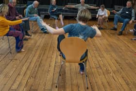 Dance and Parkinson's 'oop North hold dance classes for people with Parkinson's in Morecambe. Picture: Victoria Sedgwick.