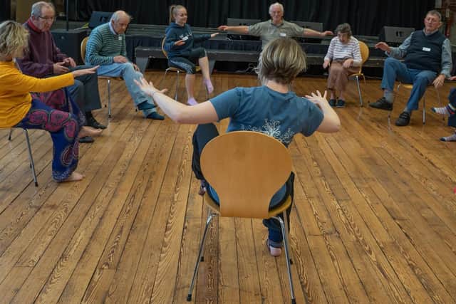 Dance and Parkinson's 'oop North hold dance classes for people with Parkinson's in Morecambe. Picture: Victoria Sedgwick.