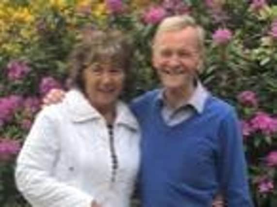 Tony Hindle with his wife Christine