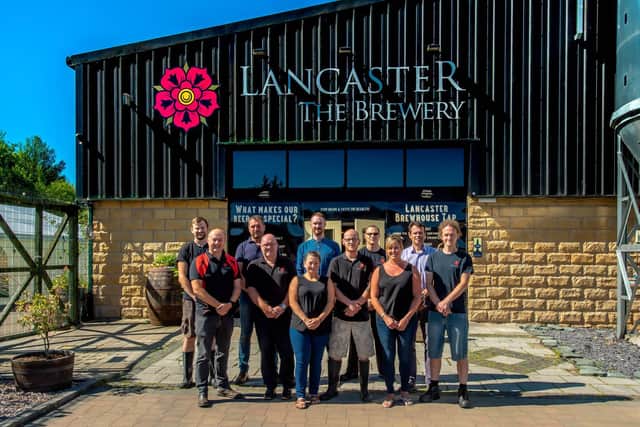 Staff at Lancaster Brewery.
