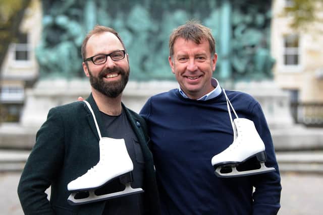 Chris Selkirk and Martin Horner from Lancaster On Ice.