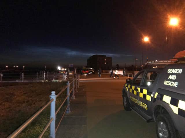 Arnside and south Lakes coastguard rescue team were called out to look for a missing person with police during the early hours of Monday morning. Picture: Arnside and south Lakes coastguard rescue team.
